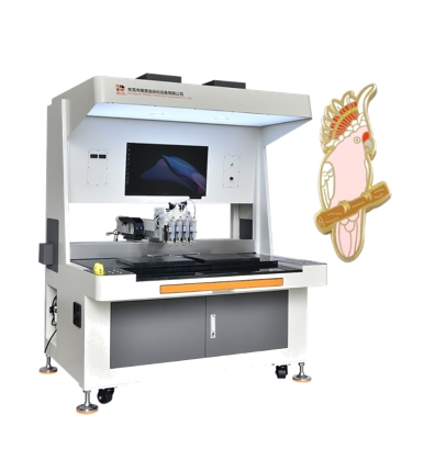 Artistic Enamel Emoji Pin Filling Machine - High Precision Crafting Equipment